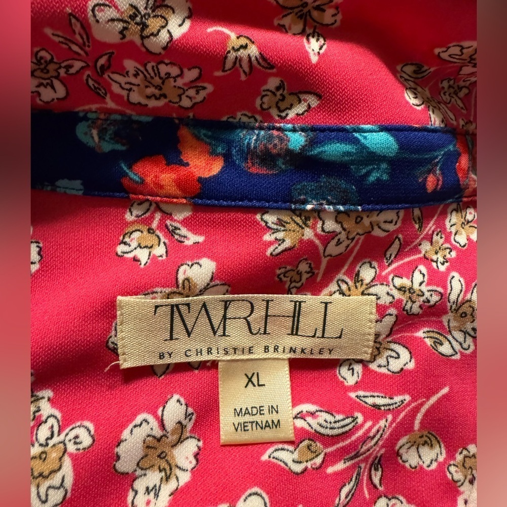 TWR HLL Long Sleeve Shirtdress with Belt - Picture 10 of 11